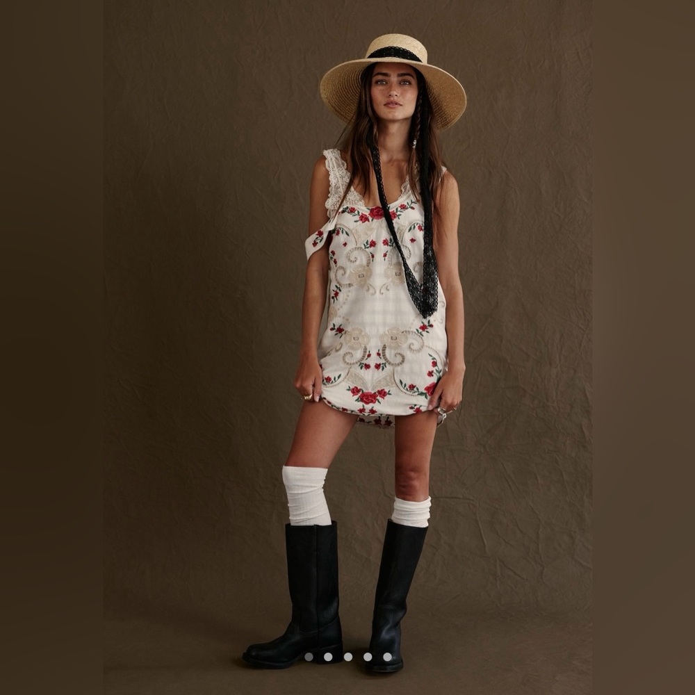 NWOT size Large Free People Valeria Mini Dress